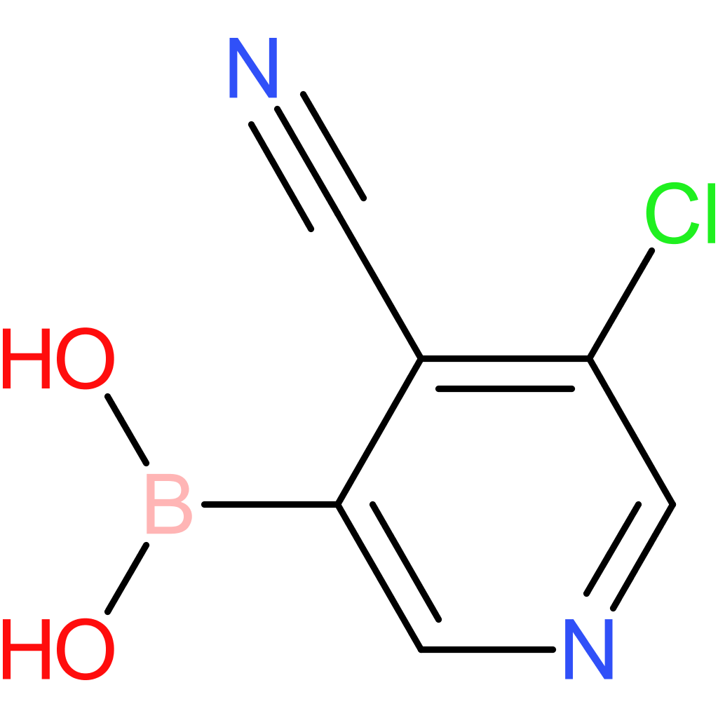 (5-chloro-4-cyanopyridin-3-yl)boronic acid