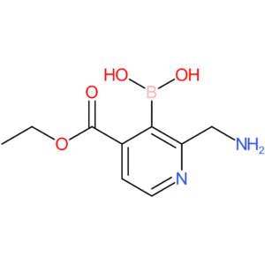 [2-(aminomethyl)-4-(ethoxycarbonyl)pyridin-3-yl]boronic acid