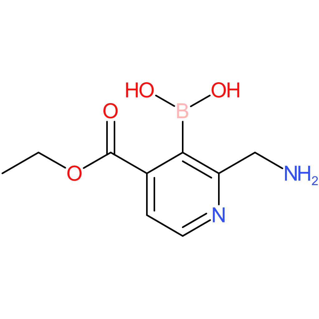 [2-(aminomethyl)-4-(ethoxycarbonyl)pyridin-3-yl]boronic acid