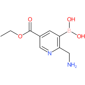 [2-(aminomethyl)-5-(ethoxycarbonyl)pyridin-3-yl]boronic acid