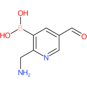 [2-(aminomethyl)-5-formylpyridin-3-yl]boronic acid