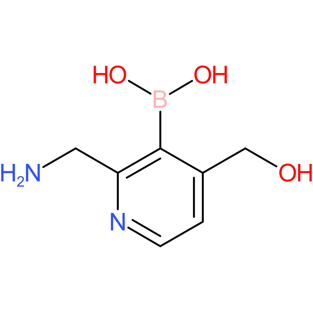[2-(aminomethyl)-4-(hydroxymethyl)pyridin-3-yl]boronic acid