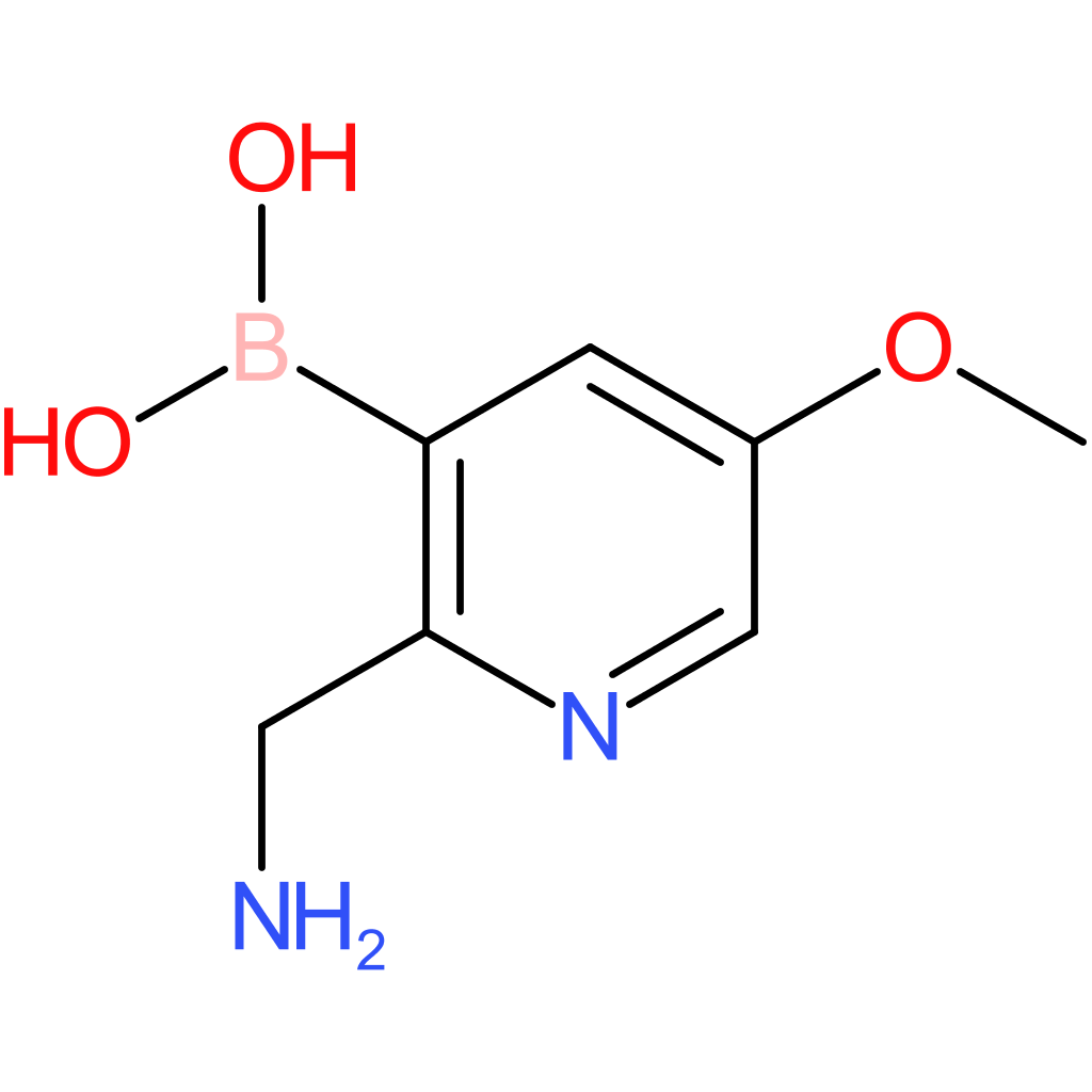 [2-(aminomethyl)-5-methoxypyridin-3-yl]boronic acid