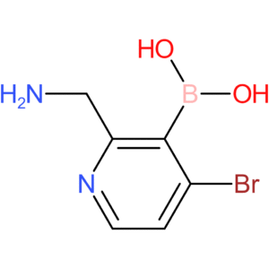 [2-(aminomethyl)-4-bromopyridin-3-yl]boronic acid