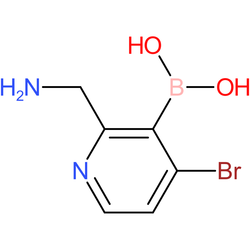 [2-(aminomethyl)-4-bromopyridin-3-yl]boronic acid
