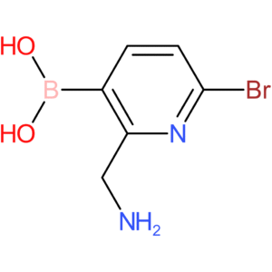 [2-(aminomethyl)-6-bromopyridin-3-yl]boronic acid