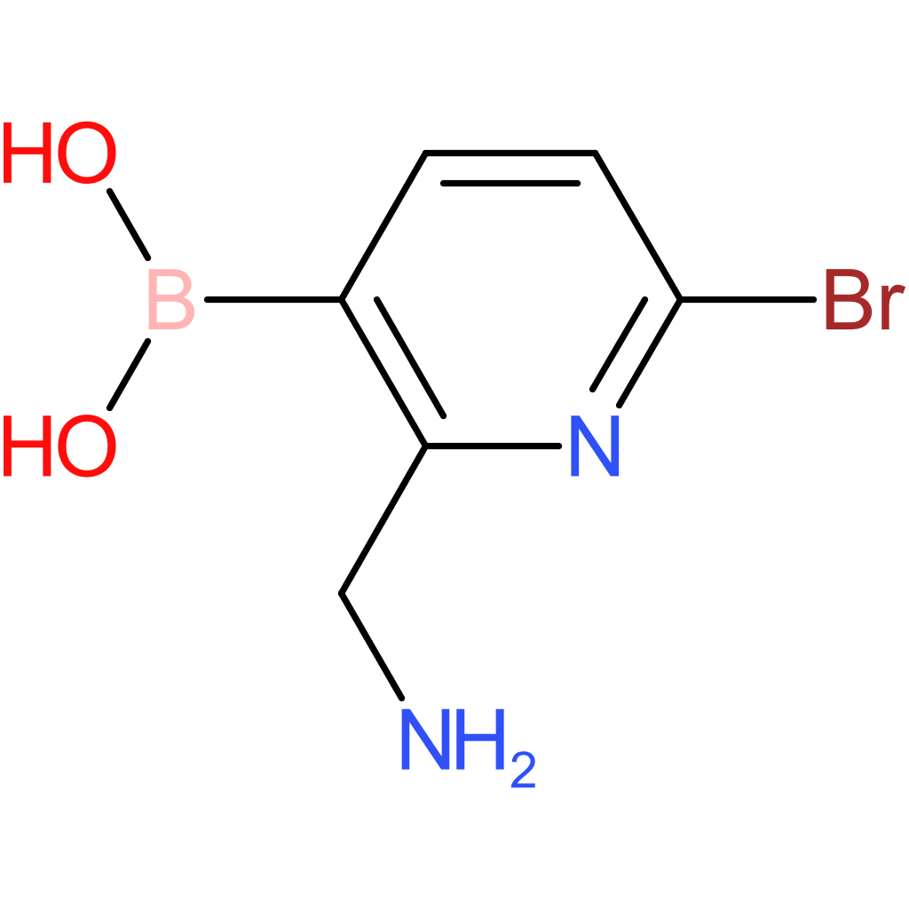 [2-(aminomethyl)-6-bromopyridin-3-yl]boronic acid