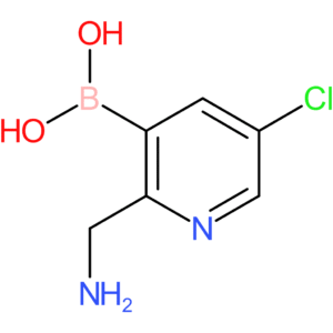 [2-(aminomethyl)-5-chloropyridin-3-yl]boronic acid