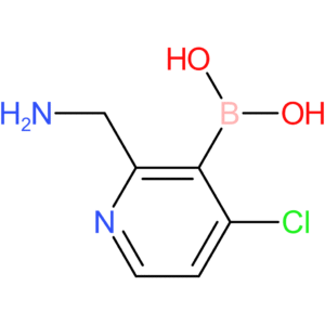 [2-(aminomethyl)-4-chloropyridin-3-yl]boronic acid