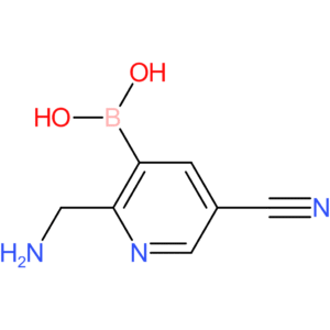 [2-(aminomethyl)-5-cyanopyridin-3-yl]boronic acid