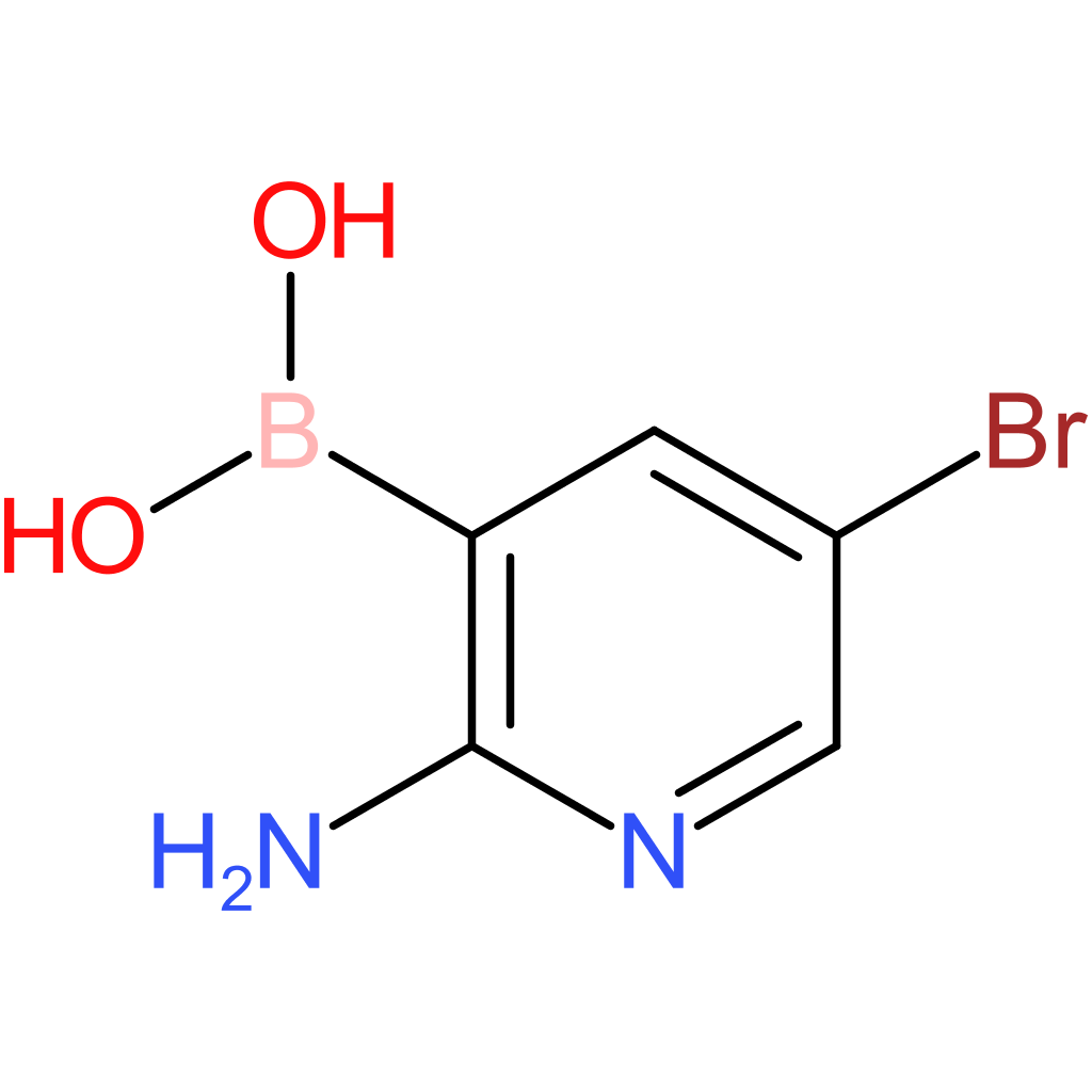 (2-amino-5-bromopyridin-3-yl)boronic acid