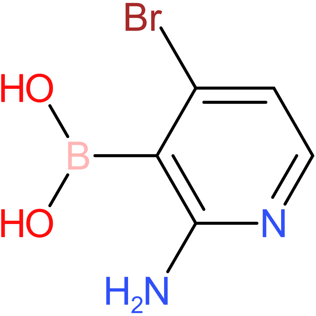 (2-amino-4-bromopyridin-3-yl)boronic acid