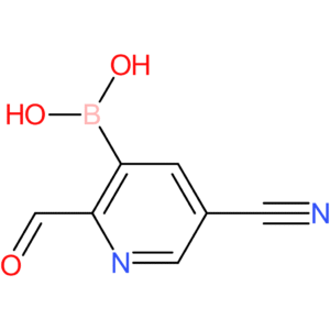 (5-cyano-2-formylpyridin-3-yl)boronic acid