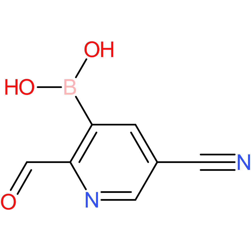 (5-cyano-2-formylpyridin-3-yl)boronic acid
