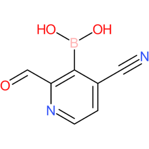 (4-cyano-2-formylpyridin-3-yl)boronic acid