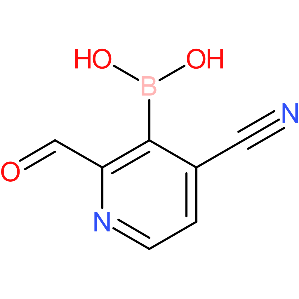 (4-cyano-2-formylpyridin-3-yl)boronic acid