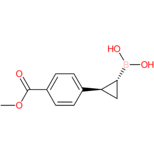 [(1r,2r)-2-[4-(methoxycarbonyl)phenyl]cyclopropyl]boronic acid