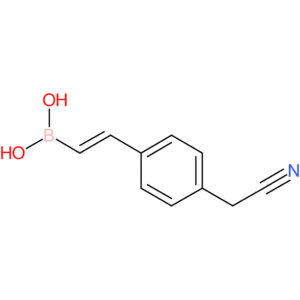 (E)-(4-(cyanomethyl)styryl)boronic acid