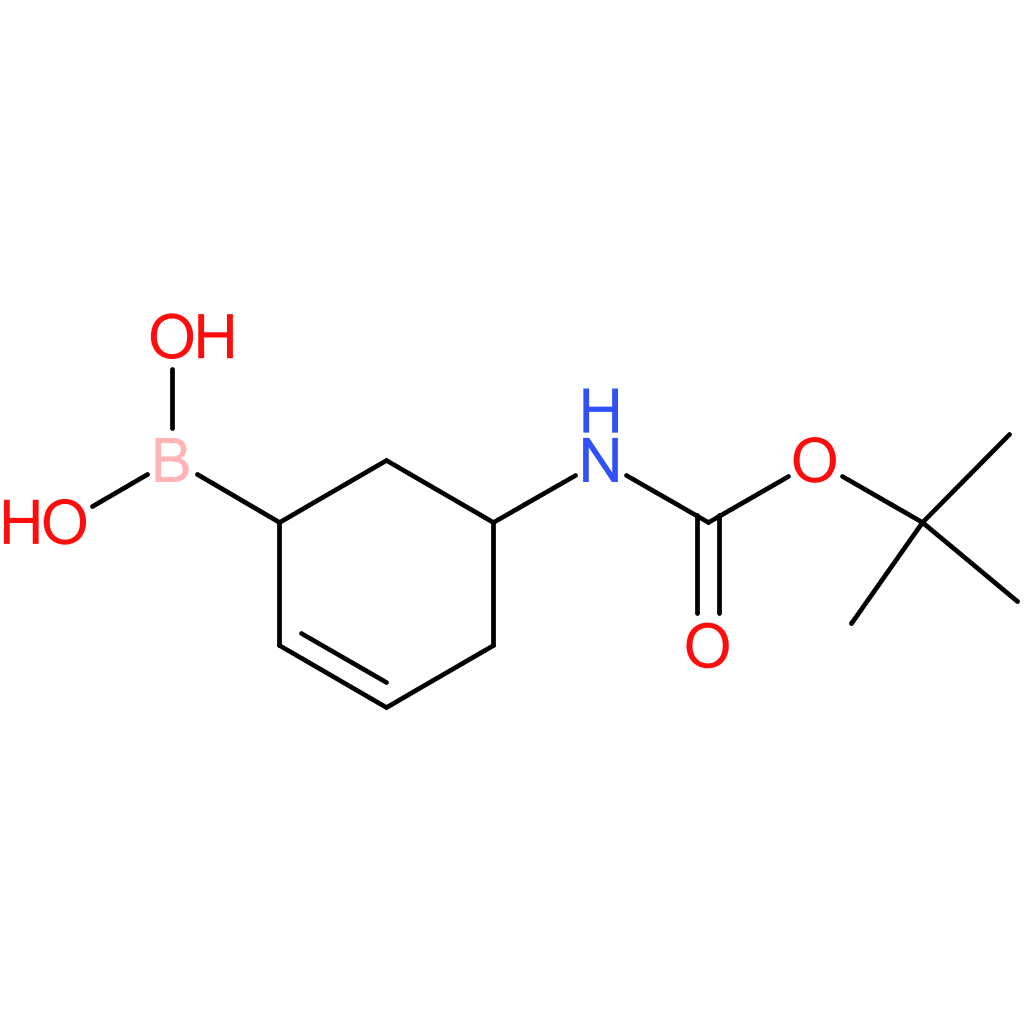 (5-([(tert-butoxy)carbonyl]amino)cyclohex-2-en-1-yl)boronic acid