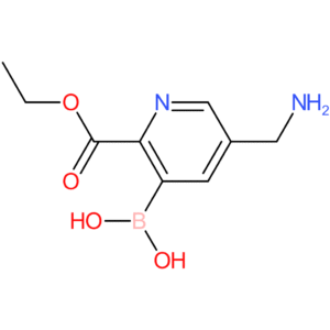[5-(aminomethyl)-2-(ethoxycarbonyl)pyridin-3-yl]boronic acid
