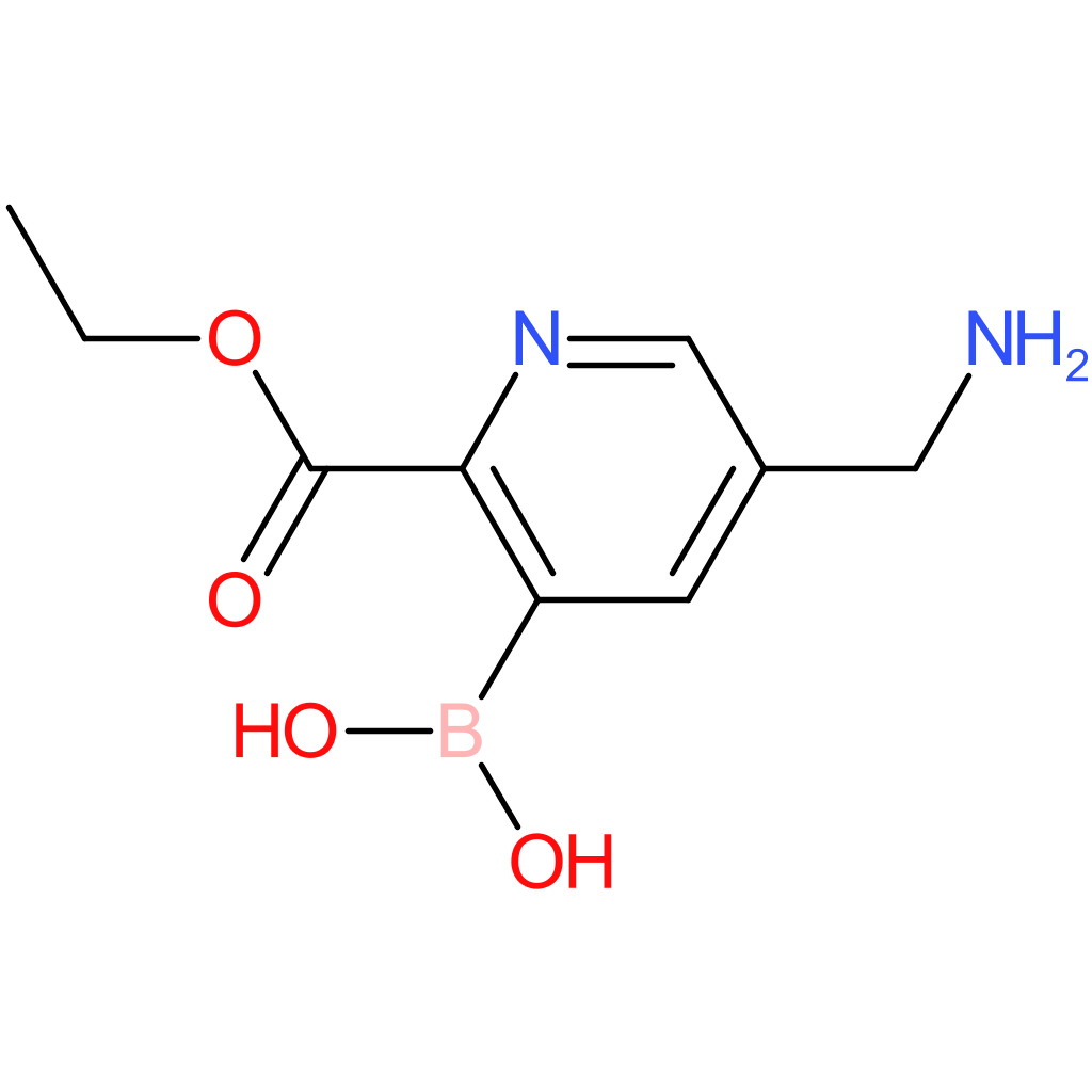 [5-(aminomethyl)-2-(ethoxycarbonyl)pyridin-3-yl]boronic acid