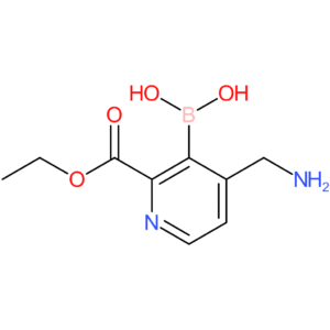 [4-(aminomethyl)-2-(ethoxycarbonyl)pyridin-3-yl]boronic acid