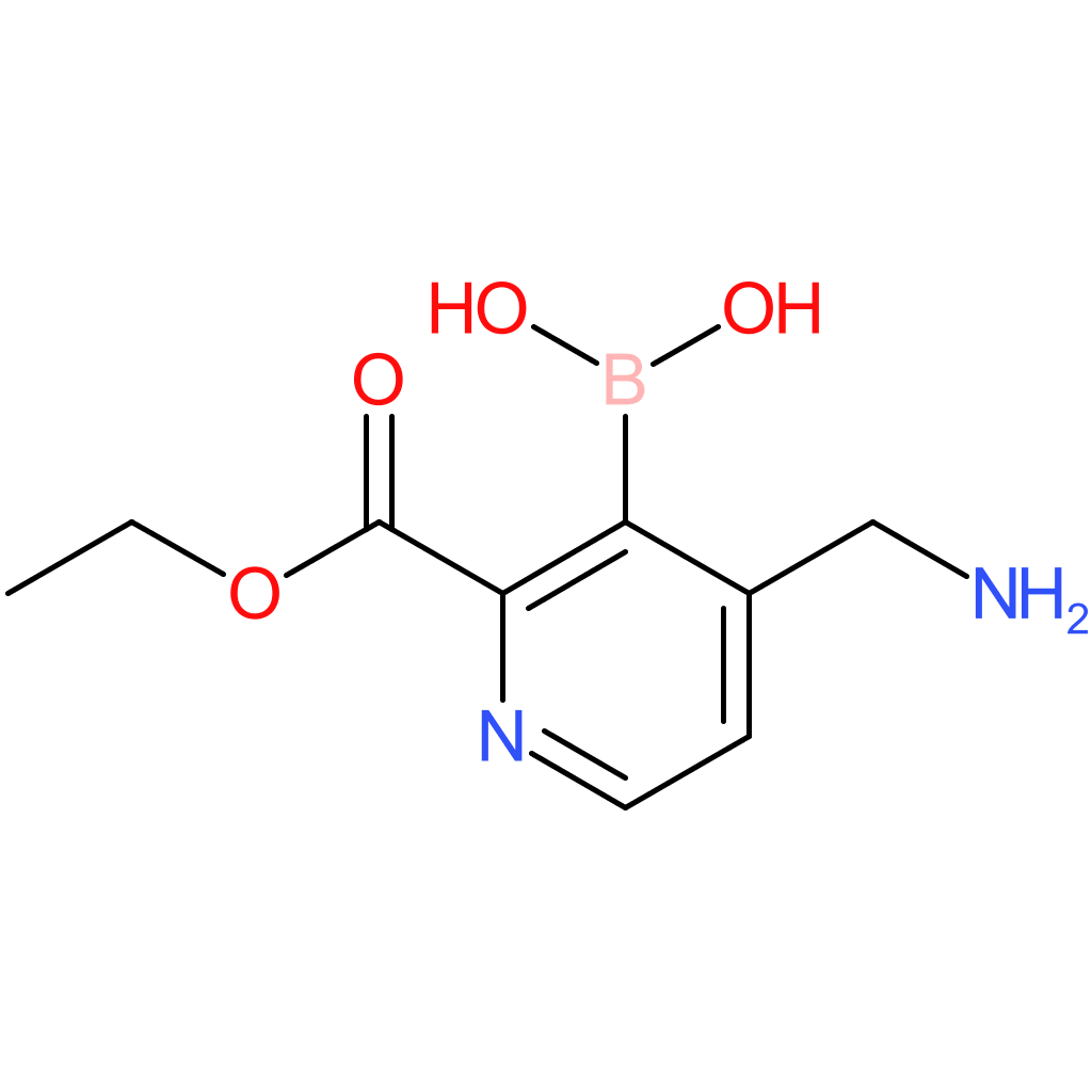 [4-(aminomethyl)-2-(ethoxycarbonyl)pyridin-3-yl]boronic acid