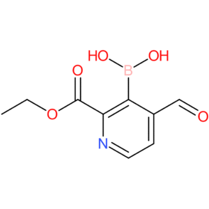 [2-(ethoxycarbonyl)-4-formylpyridin-3-yl]boronic acid