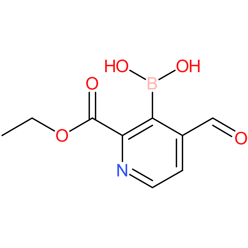 [2-(ethoxycarbonyl)-4-formylpyridin-3-yl]boronic acid