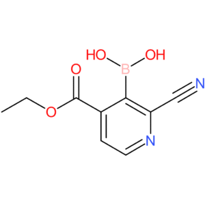 [2-cyano-4-(ethoxycarbonyl)pyridin-3-yl]boronic acid