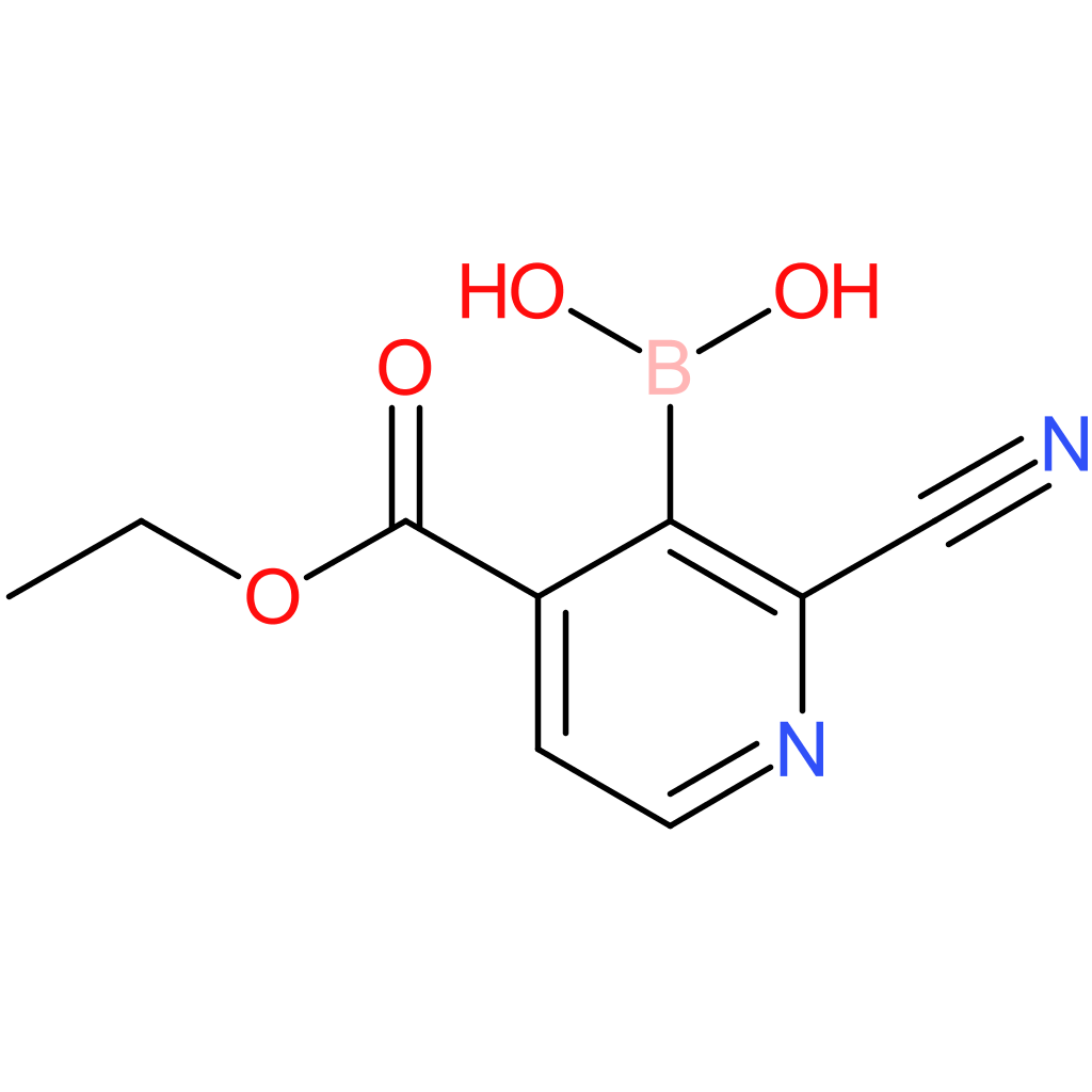 [2-cyano-4-(ethoxycarbonyl)pyridin-3-yl]boronic acid