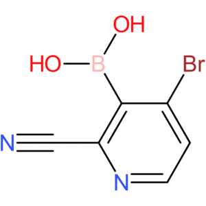 (4-bromo-2-cyanopyridin-3-yl)boronic acid