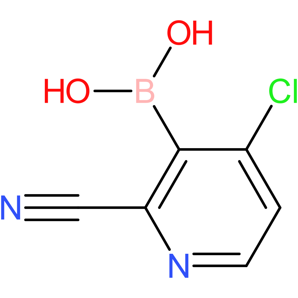 (4-chloro-2-cyanopyridin-3-yl)boronic acid