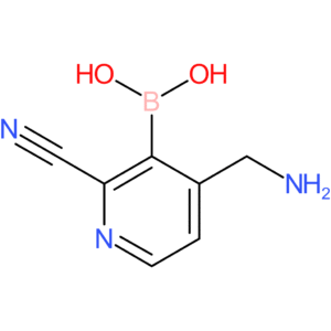 [4-(aminomethyl)-2-cyanopyridin-3-yl]boronic acid