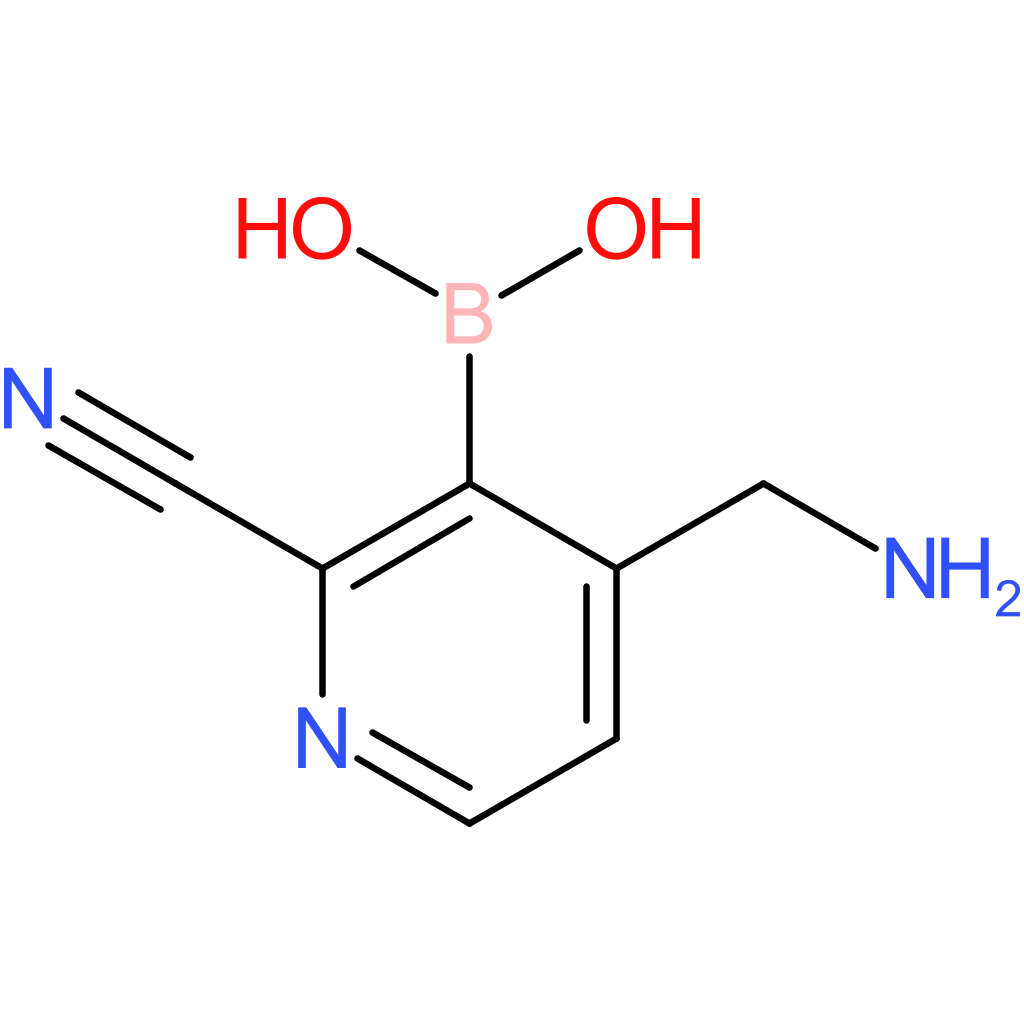 [4-(aminomethyl)-2-cyanopyridin-3-yl]boronic acid