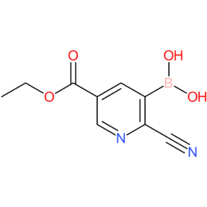 [2-cyano-5-(ethoxycarbonyl)pyridin-3-yl]boronic acid