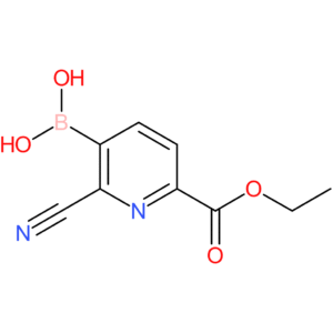 [2-cyano-6-(ethoxycarbonyl)pyridin-3-yl]boronic acid