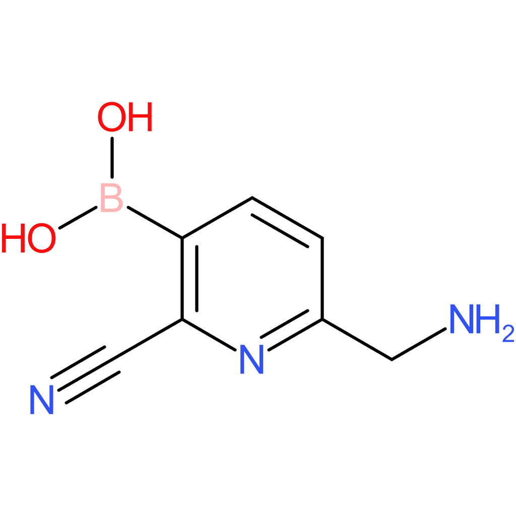 [6-(aminomethyl)-2-cyanopyridin-3-yl]boronic acid