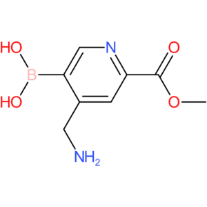 [4-(aminomethyl)-6-(methoxycarbonyl)pyridin-3-yl]boronic acid