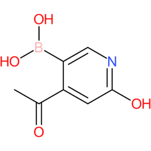 (4-acetyl-6-hydroxypyridin-3-yl)boronic acid