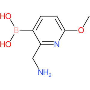 [2-(aminomethyl)-6-methoxypyridin-3-yl]boronic acid