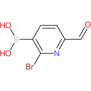 (2-bromo-6-formylpyridin-3-yl)boronic acid