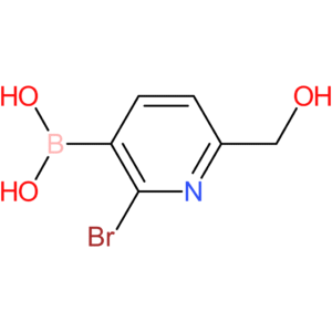 [2-bromo-6-(hydroxymethyl)pyridin-3-yl]boronic acid