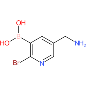 [5-(aminomethyl)-2-bromopyridin-3-yl]boronic acid