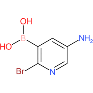 (5-amino-2-bromopyridin-3-yl)boronic acid