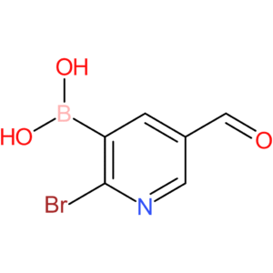 (2-bromo-5-formylpyridin-3-yl)boronic acid