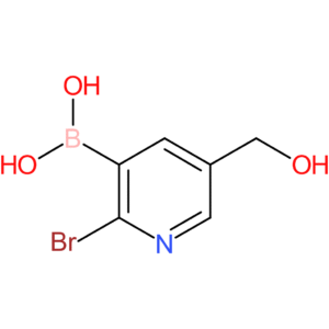 [2-bromo-5-(hydroxymethyl)pyridin-3-yl]boronic acid