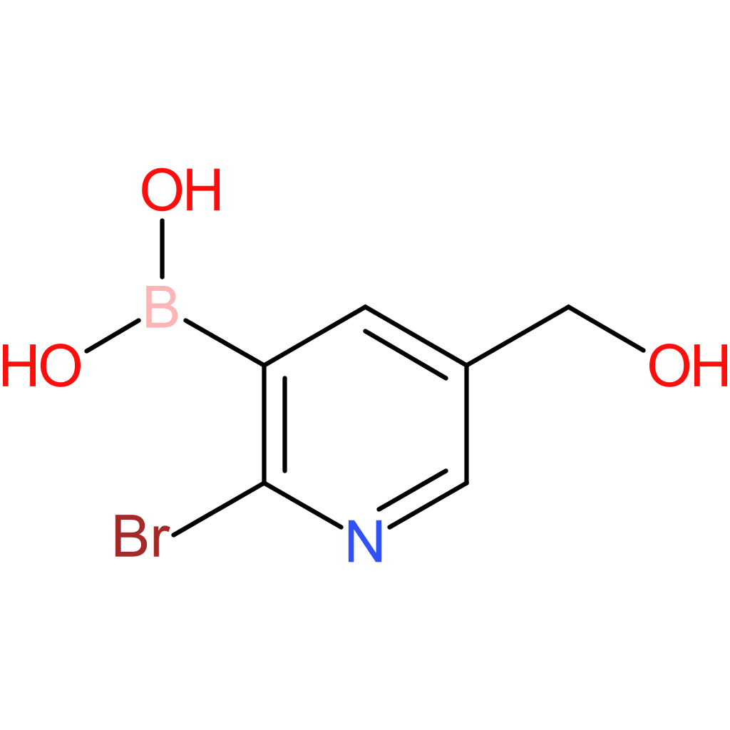 [2-bromo-5-(hydroxymethyl)pyridin-3-yl]boronic acid