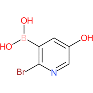(2-bromo-5-hydroxypyridin-3-yl)boronic acid