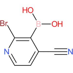 (2-bromo-4-cyanopyridin-3-yl)boronic acid